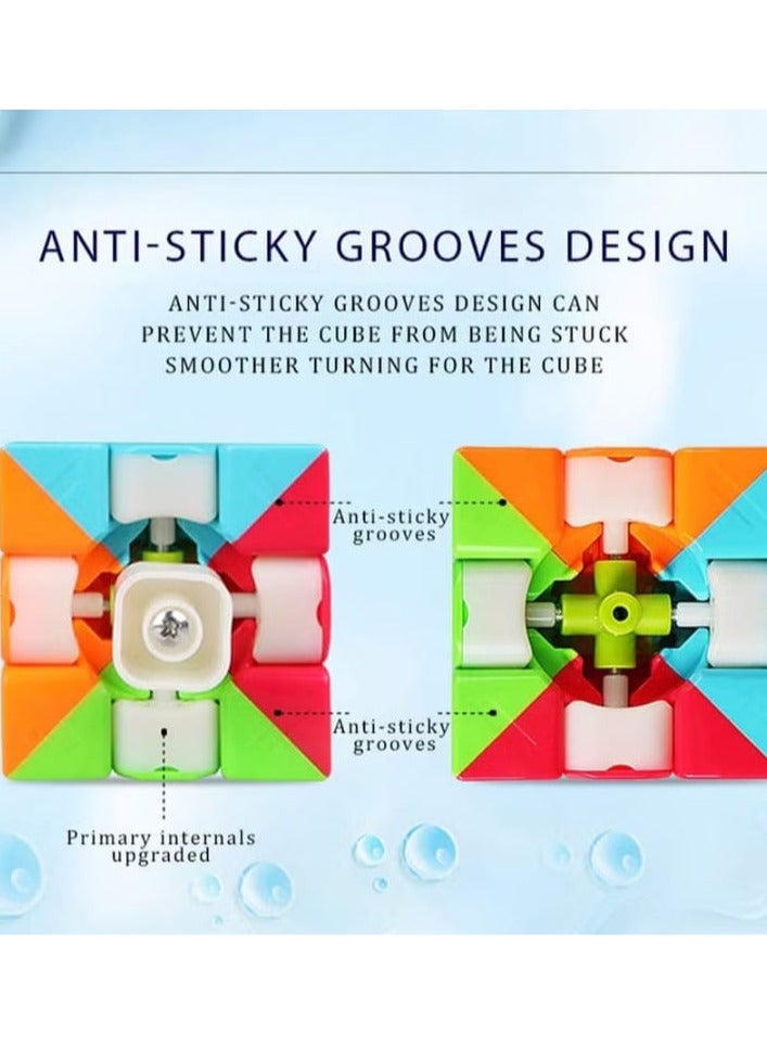 MaoMaoYo 3x3 Speed Cube, 3x3x3 Magic Puzzle Cube, Stickerless Magic Speed Cube, Holiday Gift for Kids and Adults (Stickerless). - Image 4